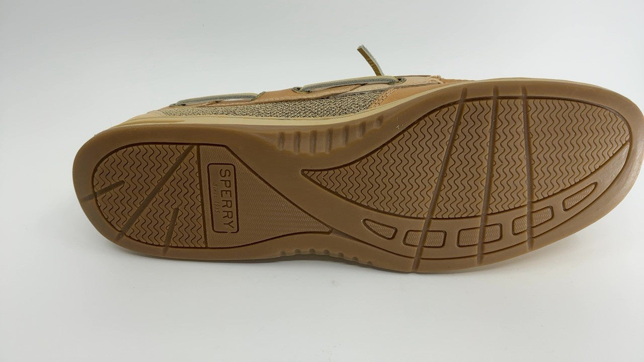 Sperry Top-Sider Women's Bluefish 2 Eye Boat Shoe,Linen/Oat,9.5 M