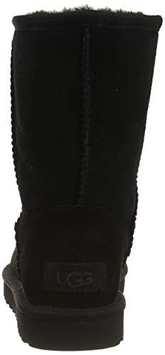 UGG Women's Classic Short Ii Boot, Black, 07