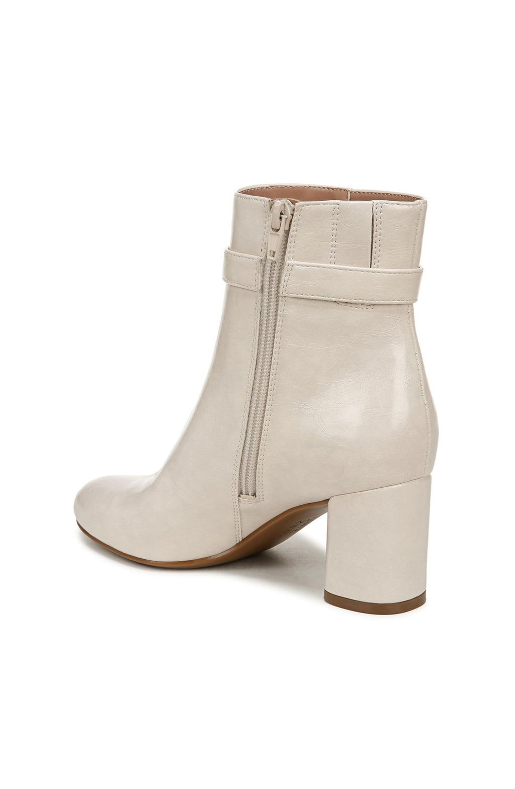 Naturalizer Womens Lottie Ornament Detail Ankle Bootie Porcelain White 8.5 M