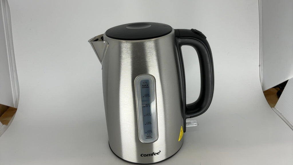 Cordless 1.7L Stainless Steel Electric Kettle, 1500W Fast Boil