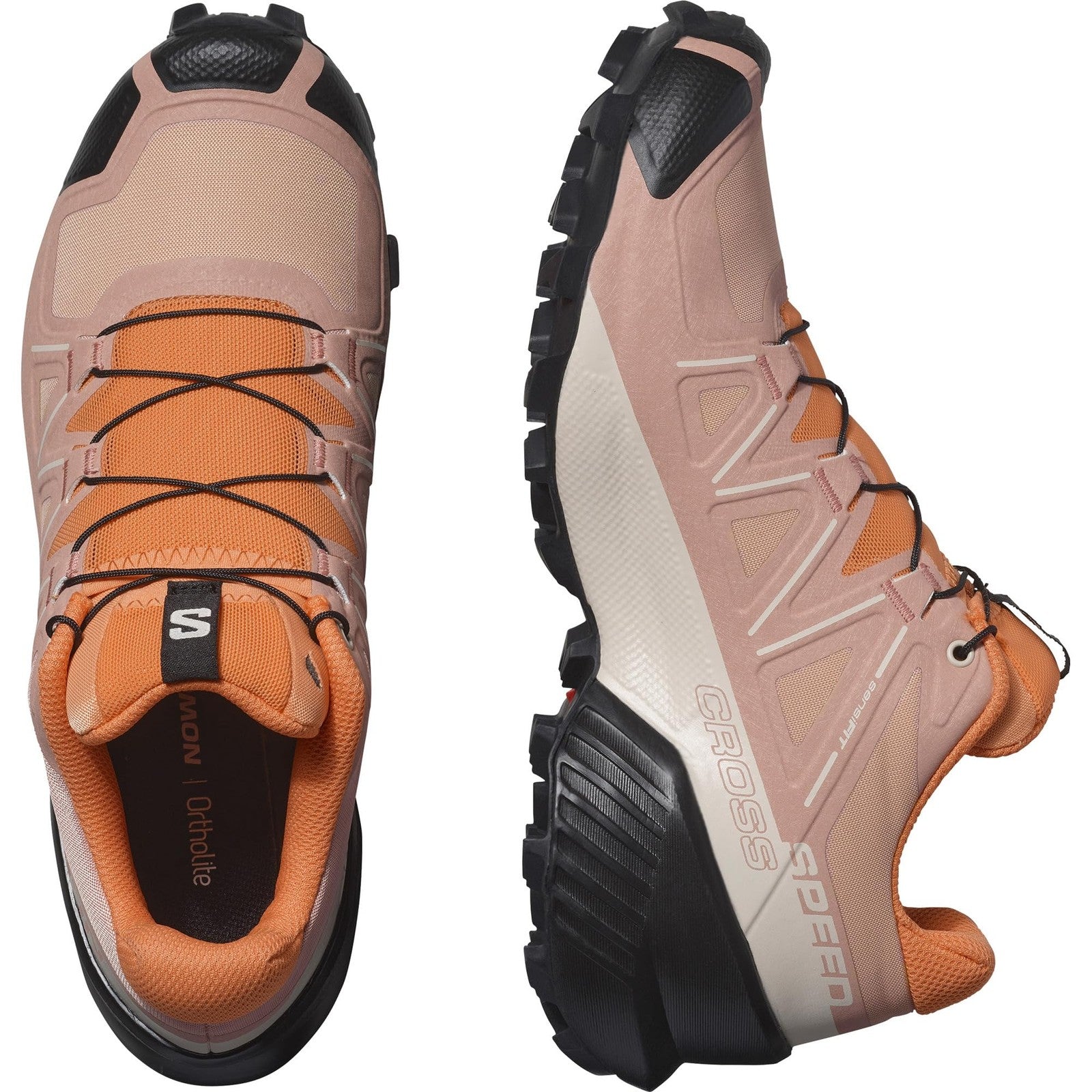 Salomon Women's Speedcross Trail Running Shoes - Cameo Brown/Black, 11