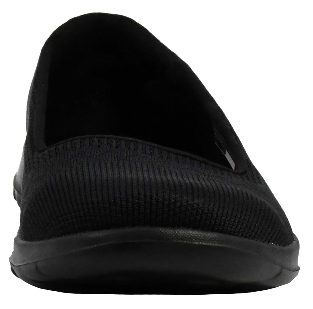 GO Walk Lite Dreamer Ballet Flat, Women's, Skechers, Black, 7.5 M