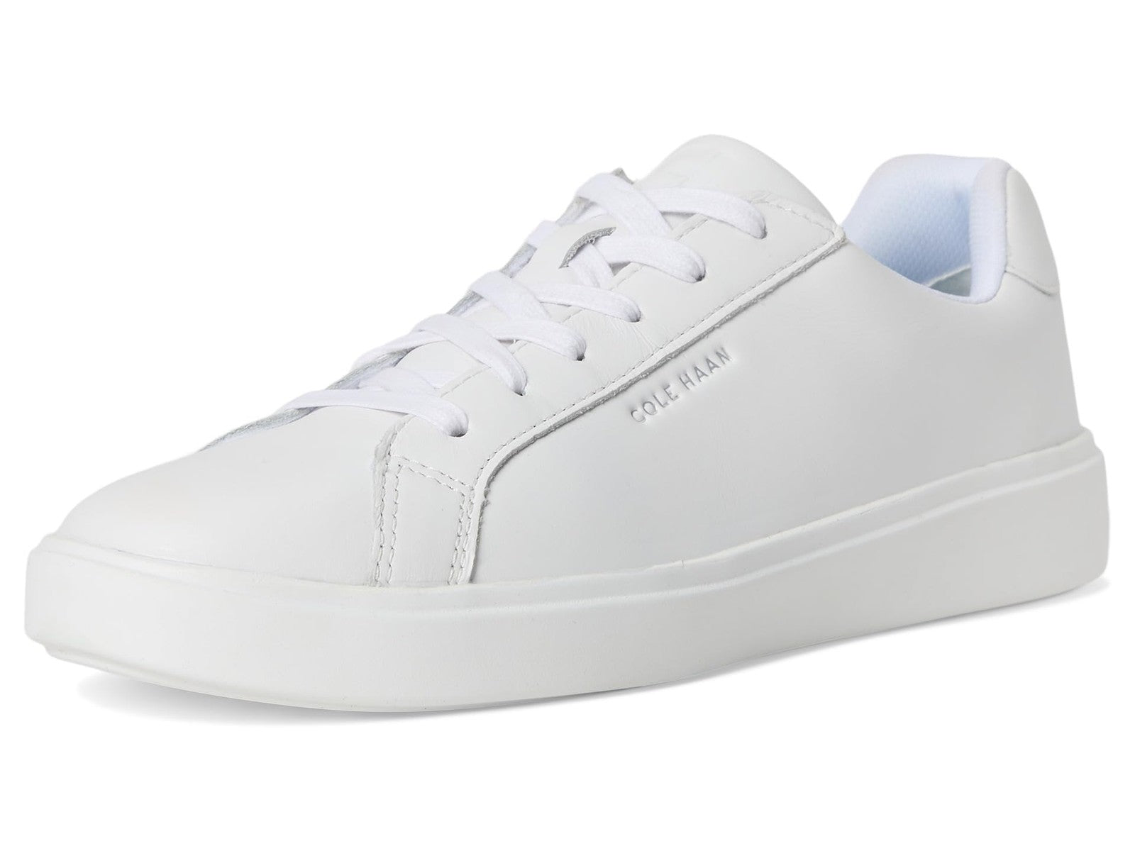 Cole Haan Women's Grand Crosscourt Daily Sneaker, White/CH Argento, 8 Wide