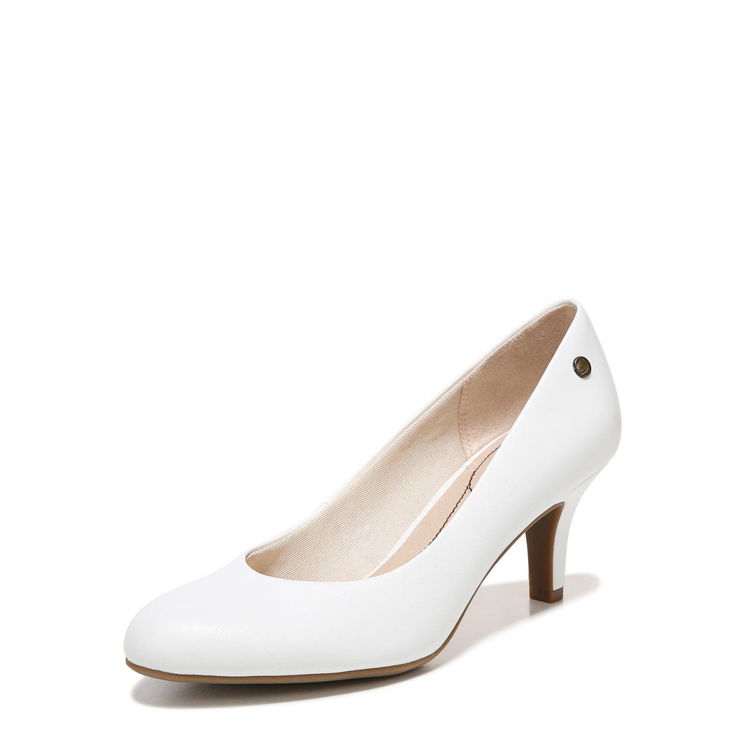 LifeStride Womens Parigi Pumps White 7.5 M