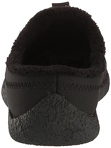 KEEN Women's Howser 3 Slide Comfy Durable Slippers, Black Smooth Nylon, 10.5