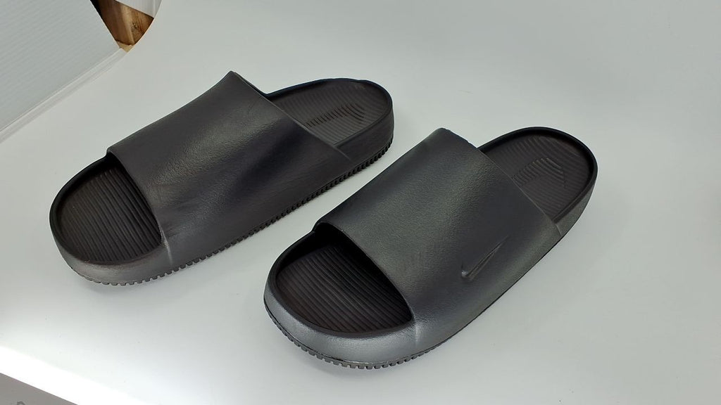 Nike Men's Calm Slides, Black/Black, 10