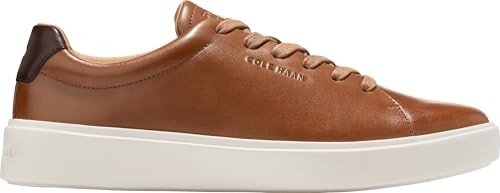 Cole Haan Men's Grand Crosscourt Sneaker, British Tan/Egret, Size 7.5