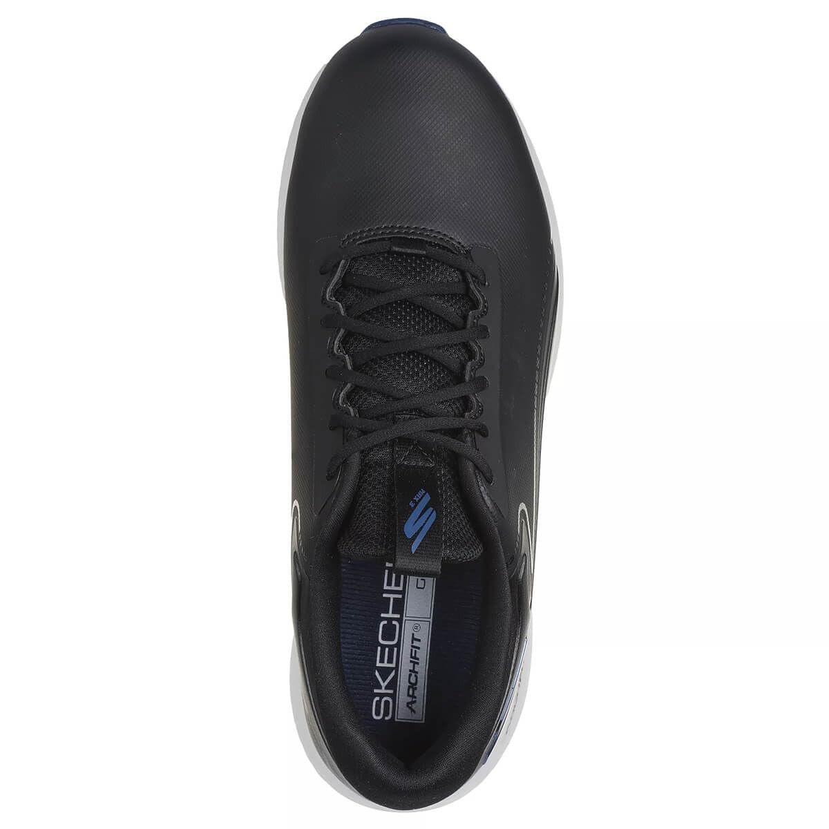 Skechers Max 2 Arch Fit Golf Shoe 10W Black/Gray Waterproof Spikeless