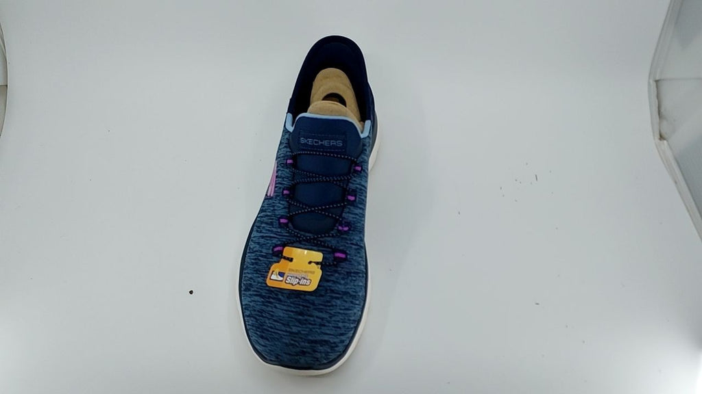 Skechers Summits Slip-Ins, Women's Sneakers, Navy Purple, Size 6, Comfort