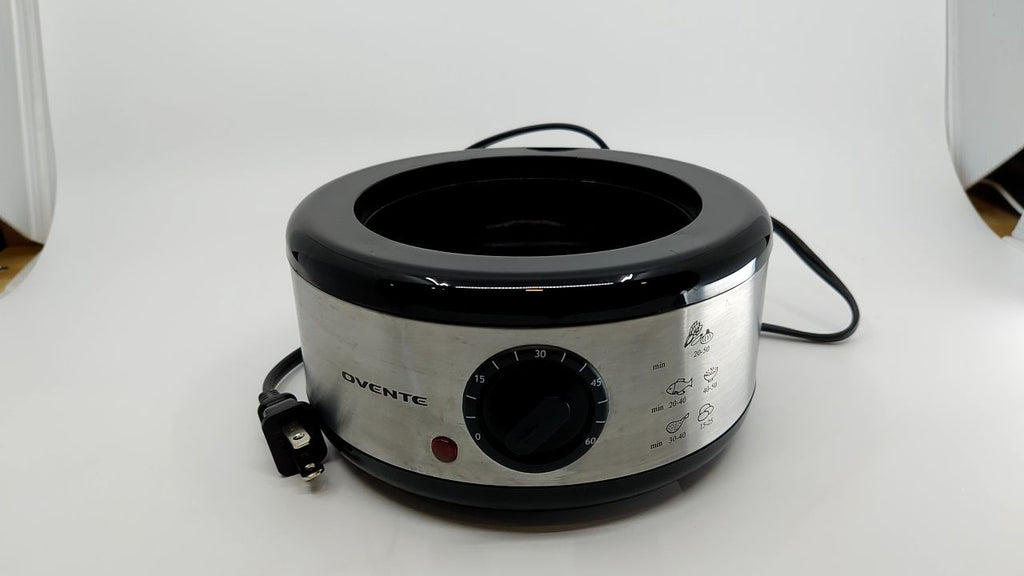 2-Tier Electric Food Steamer, 5 Qt, Auto Shutoff, Stainless Steel, Silver