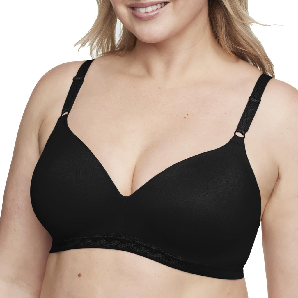 Warner's Cloud 9 Wireless Lightly Lined Bra 1269 Rich Black 38B