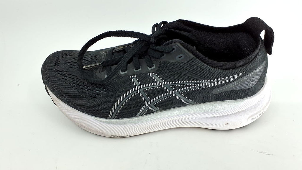 ASICS Women's Gel-Kayano 31 D Running Shoes, 8, Black/Pure Silver