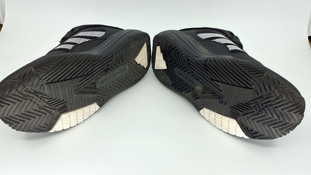 adidas Own The Game 3.0 B-Ball Sneakers, Black/White, Size 1 Little Kid