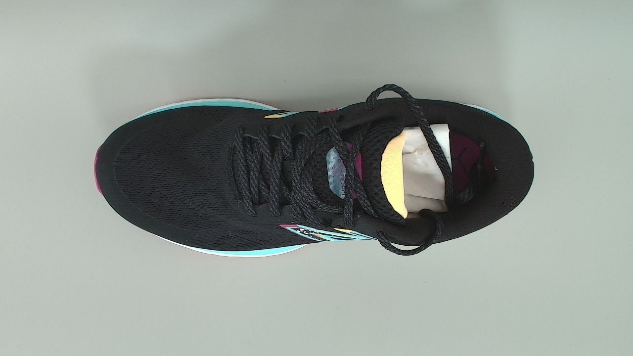 New Balance Women's Fresh Foam 680 V7 Running Shoe, Black/Surf/Lemonade, 6