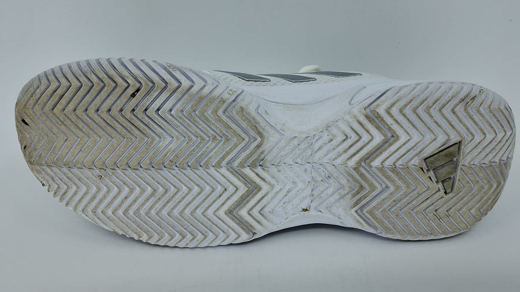 adidas Women's GameCourt 2 Sneaker, White/Silver Metallic/White, 6.5