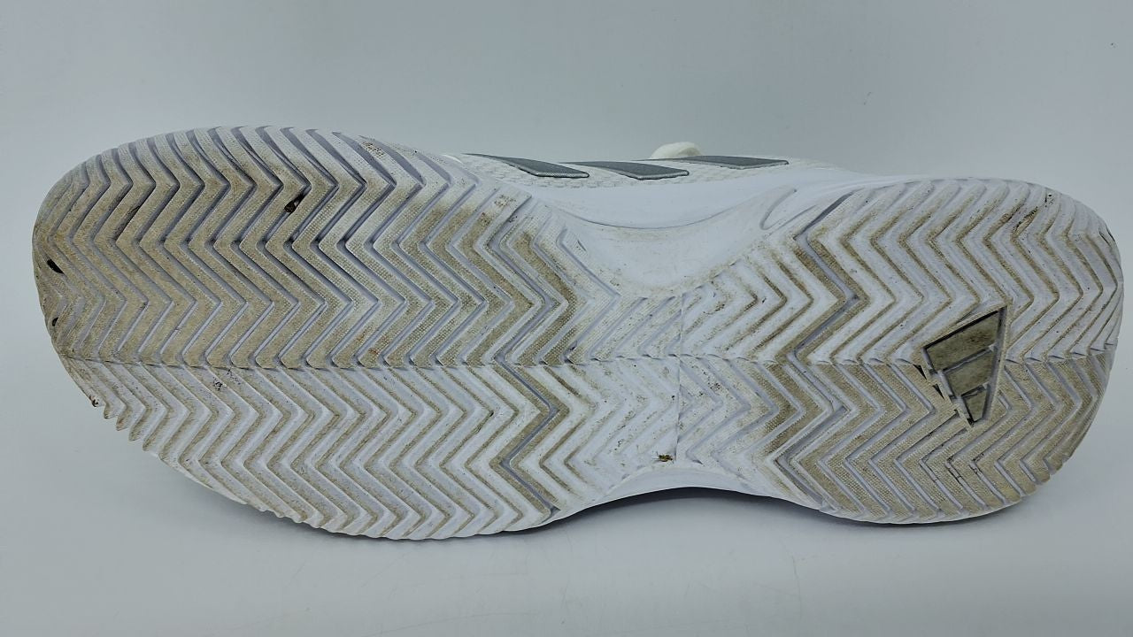 adidas Women's GameCourt 2 Sneaker, White/Silver Metallic/White, 6.5