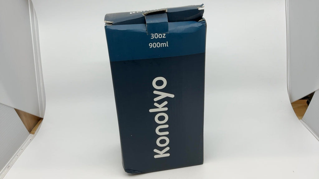 Konokyo 30 Oz Stainless Steel Tumbler w/ Handle, Indigo Black