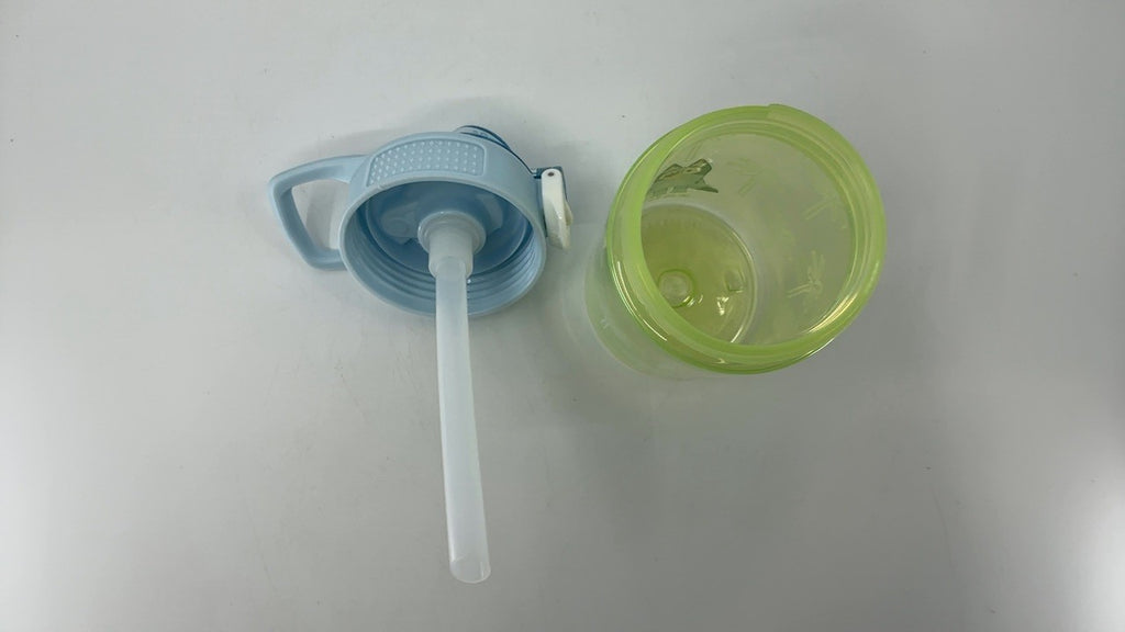 Bluey Kids Water Bottle 16oz w/ Straw & Leak-Proof Lid, Durable Plastic