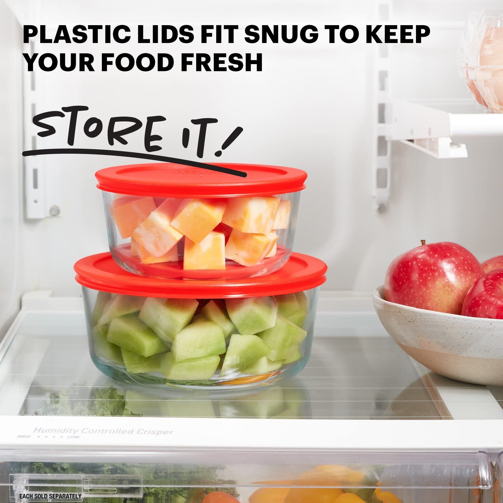Pyrex 7 Cup Glass Food Storage Container - Microwave & Dishwasher Safe