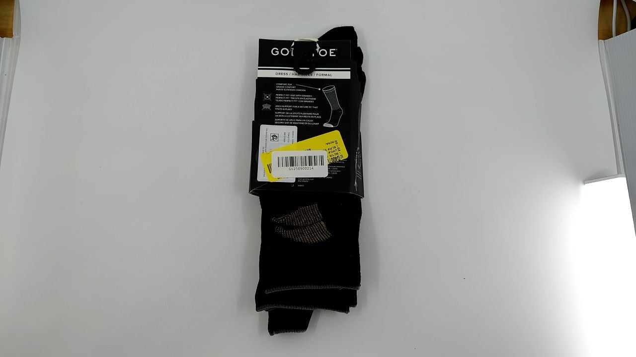 GOLDTOE Edition Mens Dress Rib Crew Socks, 3-Pack
