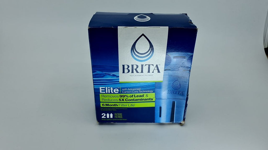 Brita Elite Pitcher Filters, 2 Count, Blue, NSF Certified Lead Removal