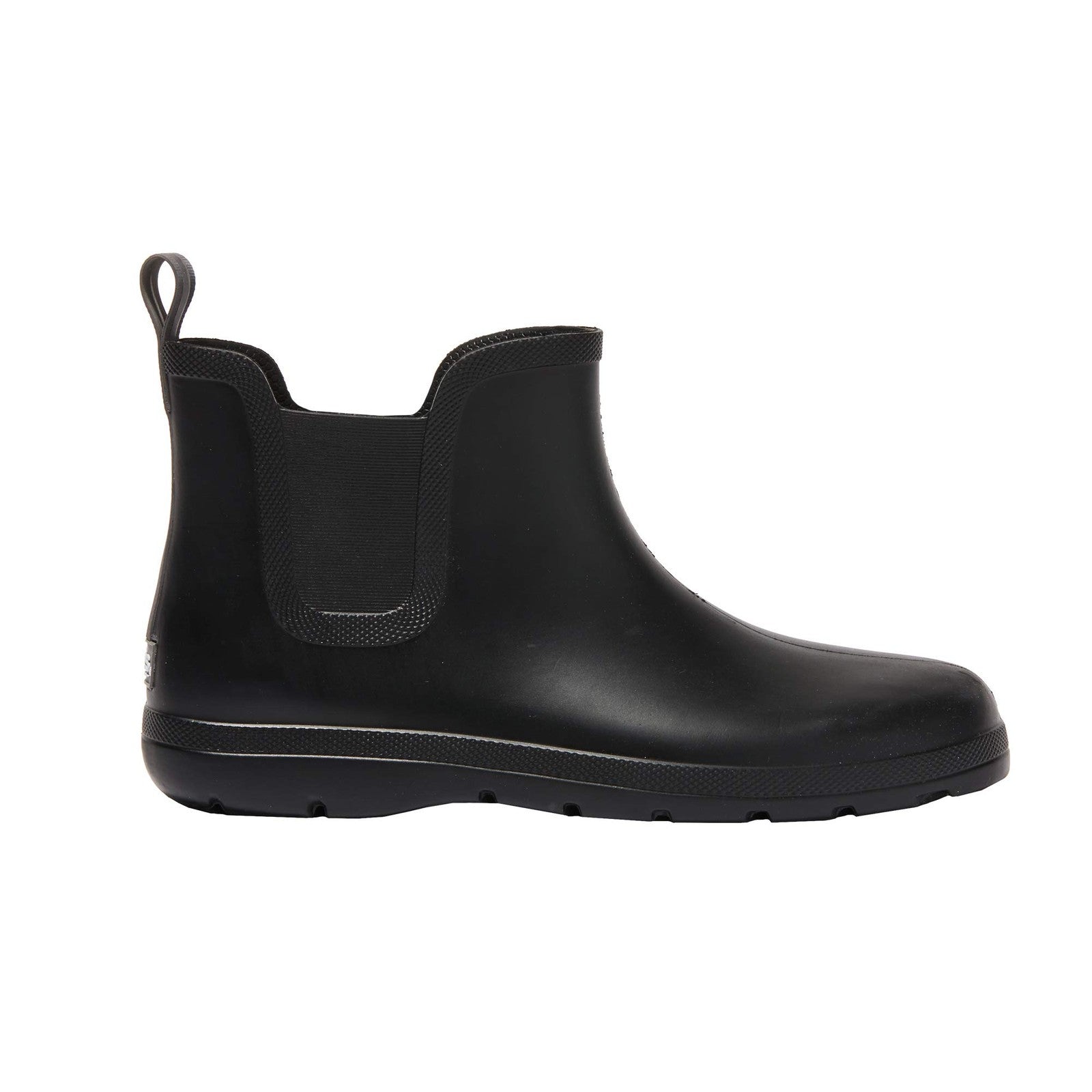Totes Men's Waterproof Chelsea Boots 11 Black Rubber Rain Shoes