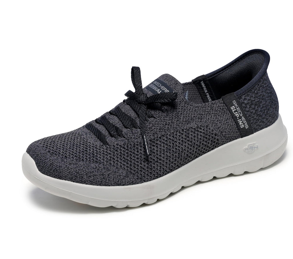 Skechers Women's Go Walk Joy Abby Hands Free Slip-Ins Sneaker, Black, 7