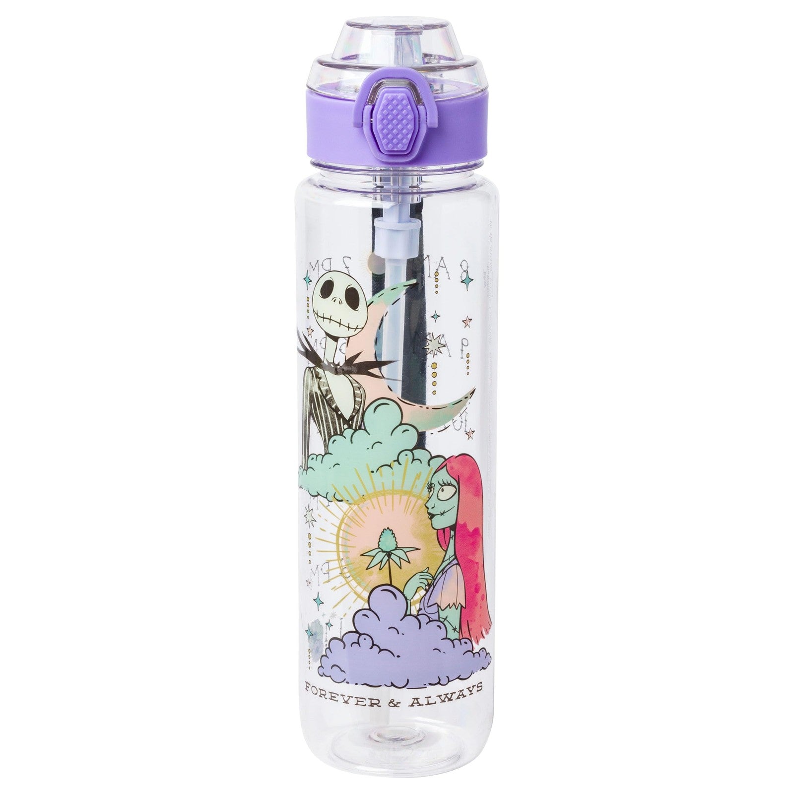 33oz Mystic Opulence Water Bottle w/ Straw - Nightmare Before Christmas