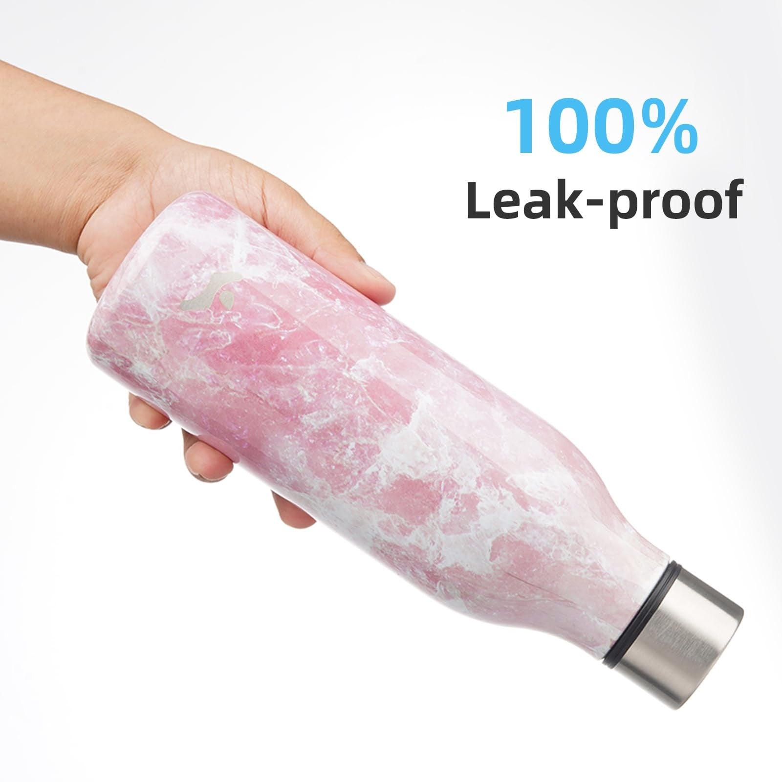 Konokyo 18oz Insulated Water Bottle, Blossom, Stainless Steel Thermos