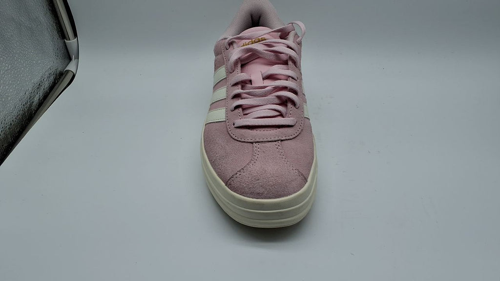 adidas Women's VL Court Bold, Clear Pink/White/Black, 6.5