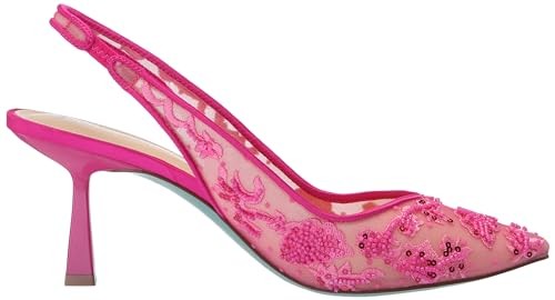 Betsey Johnson Women's Nikki Pump, Fuchsia, 8