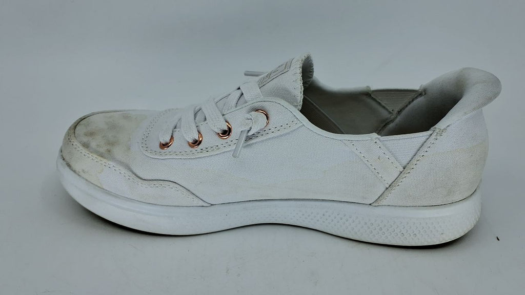 Skechers Women's Hands Free Slip-Ins Skip Cute - B Cute Sweet Sneaker, White, 6