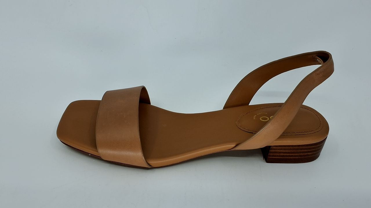 ALDO Women's Dorenna Heeled Sandal, Dark Beige, 8