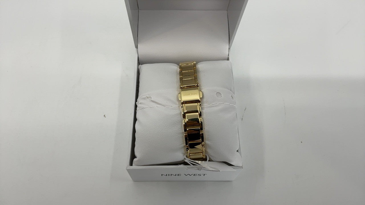 Nine West Dress Watch (Model: NW/2336GNGB), Green/Gold