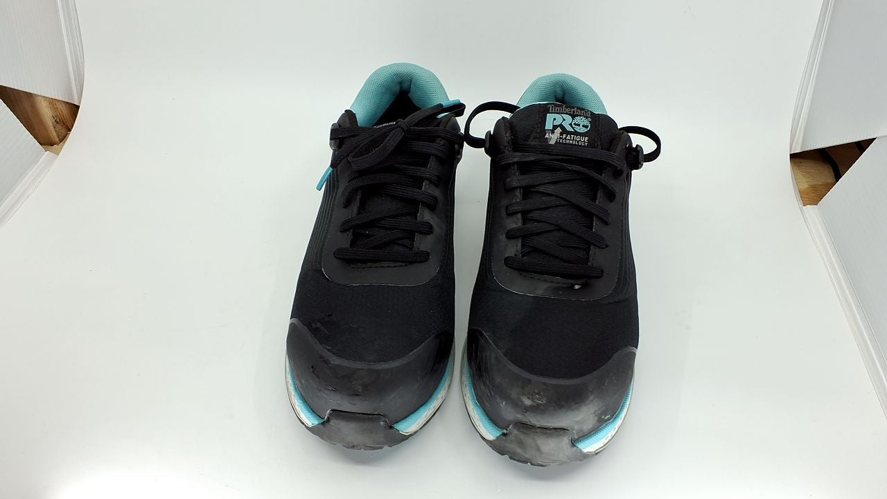 Timberland PRO Women's Drivetrain Safety Toe Work Shoe, Black/Blue, Size 8
