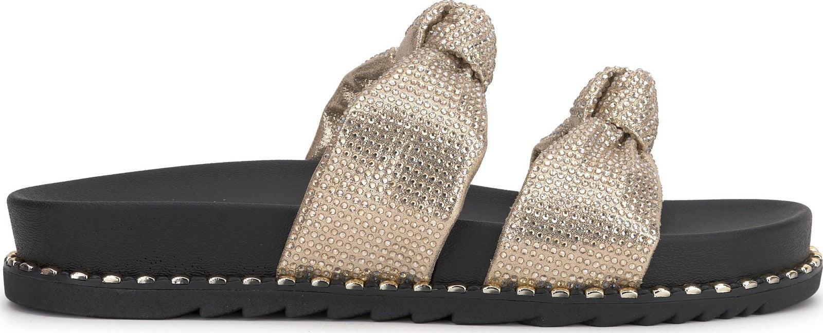 Jessica Simpson Women's Caralyna Slide Sandal, Champagne, 6