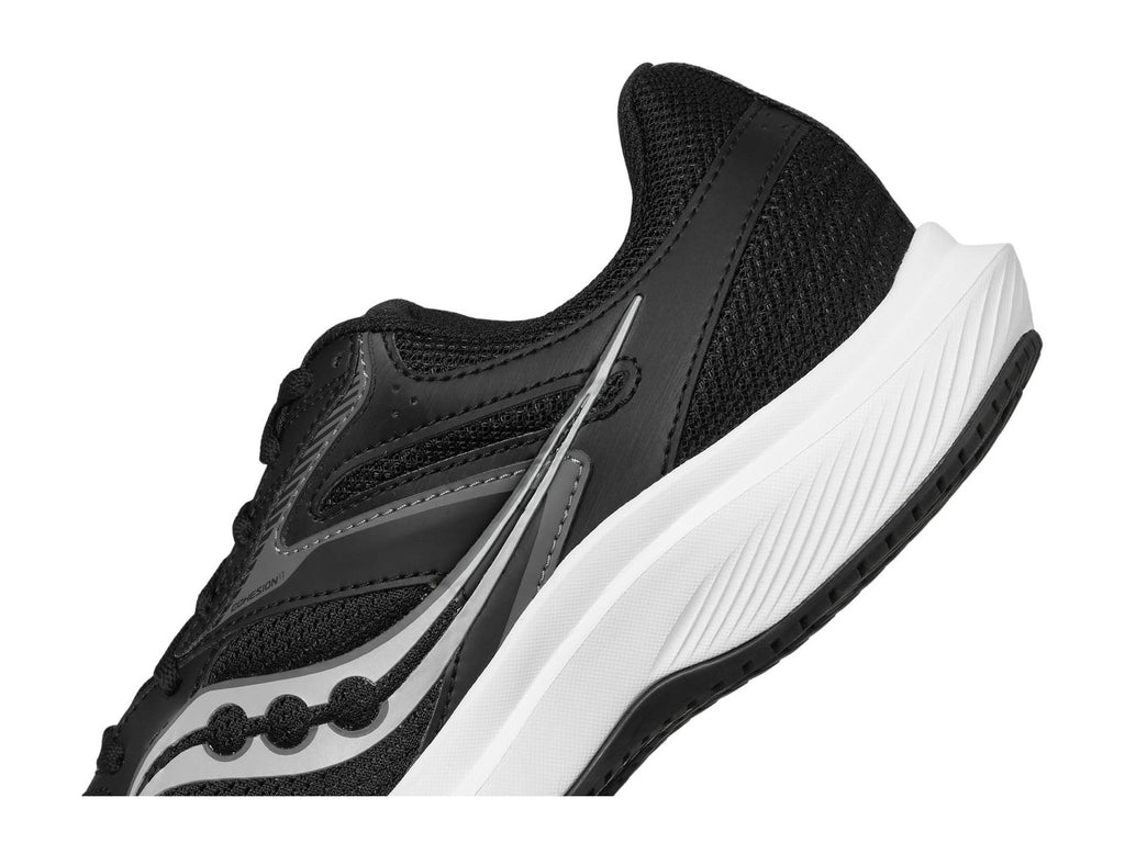 Saucony Men's Cohesion 17, Black/White, 11