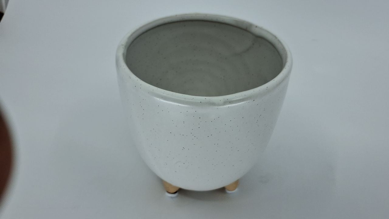 Abbott Collection Small Rainbow Planter with Legs, 4" H