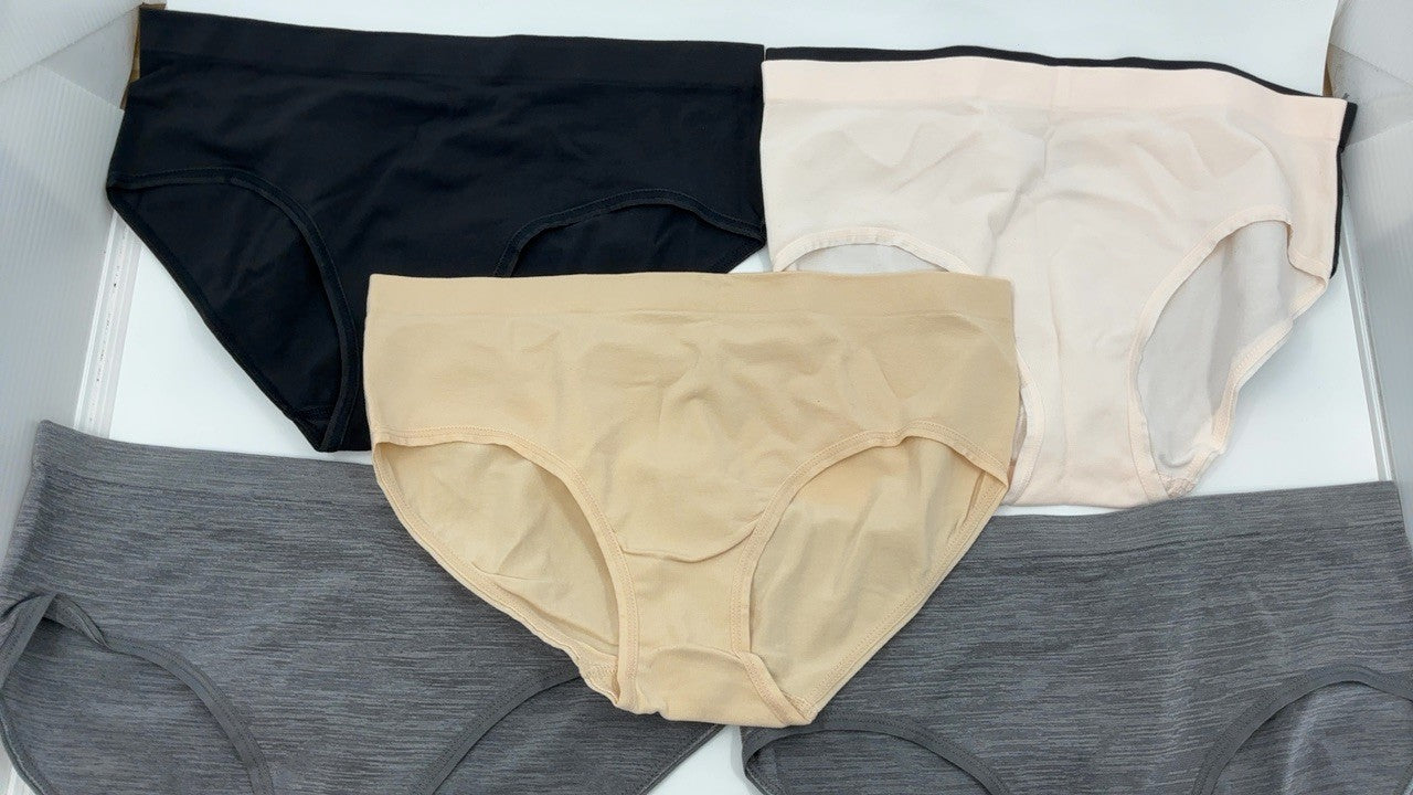 Hanes Girls' Hipster Underwear 6-Pack, Seamless Comfort, Assorted Colors