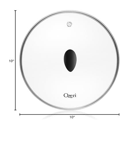 10" Frying Pan Lid in Tempered Glass, by Ozeri
