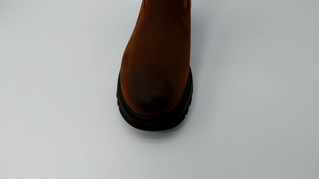 Cat Footwear Men's Revolver Pull-on Soft Toe Work Boot, Brown, 12