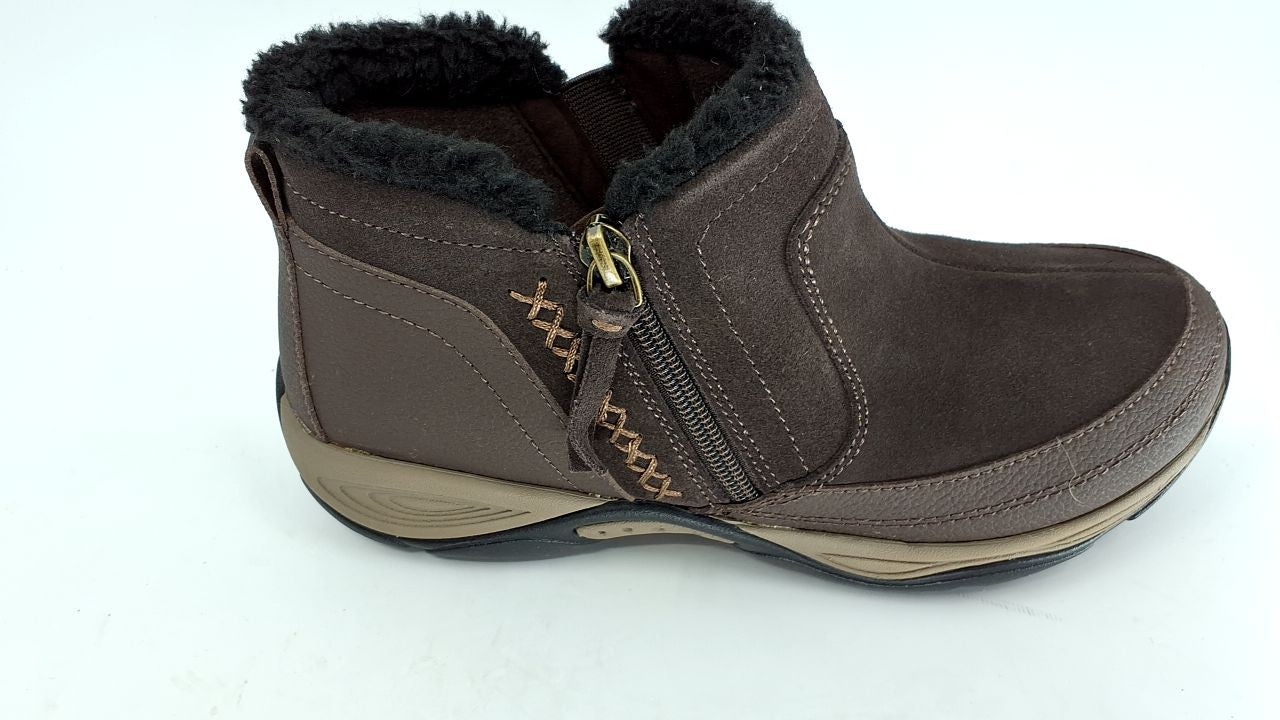 Easy Spirit Women's Epic Ankle Boot, Dark Brown 201, 7