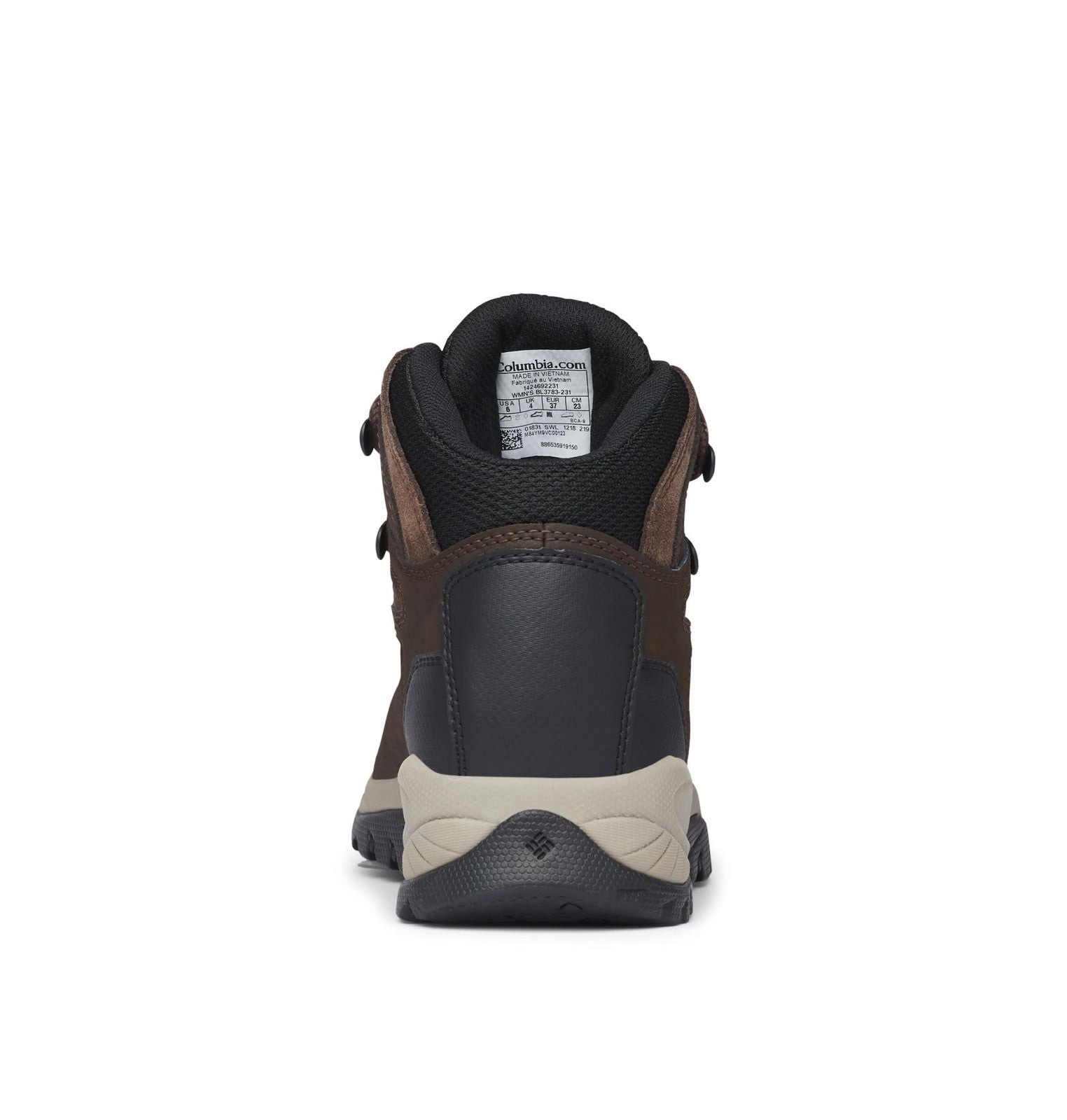 Columbia Womens Newton Ridge 8.5 Waterproof Hiking Boot Cordovan/Crown Jewel