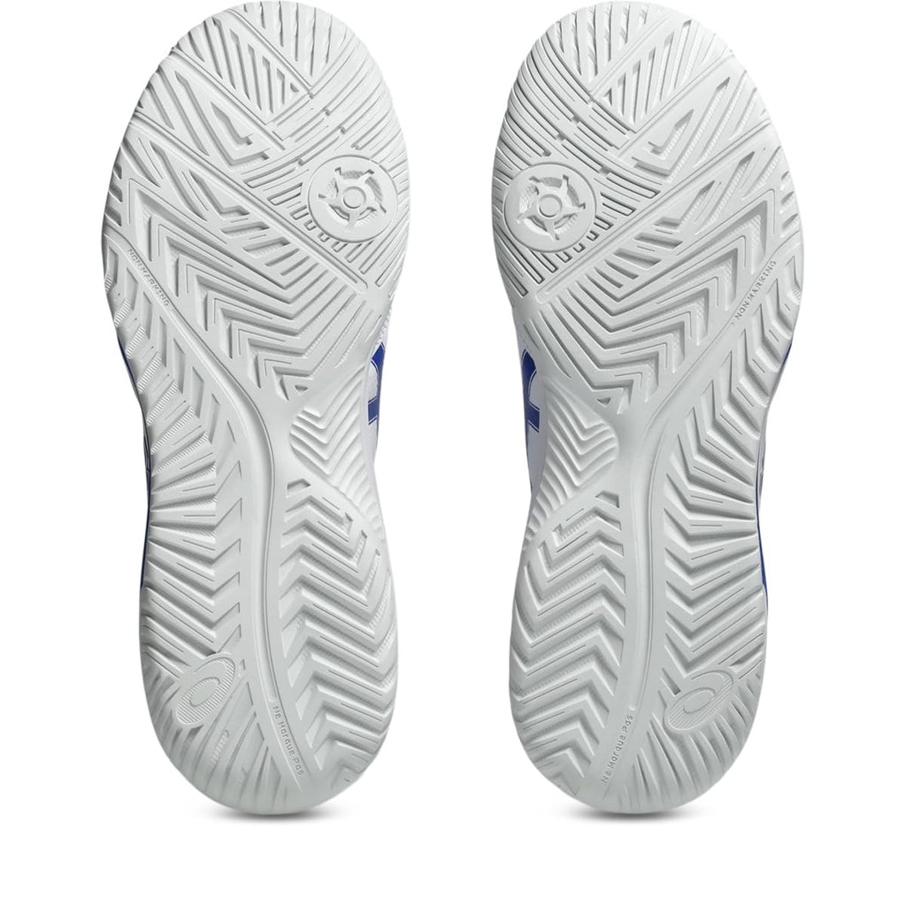 ASICS Men's Gel-Dedicate 8 Tennis Shoes, 9, White/Dark Cobalt