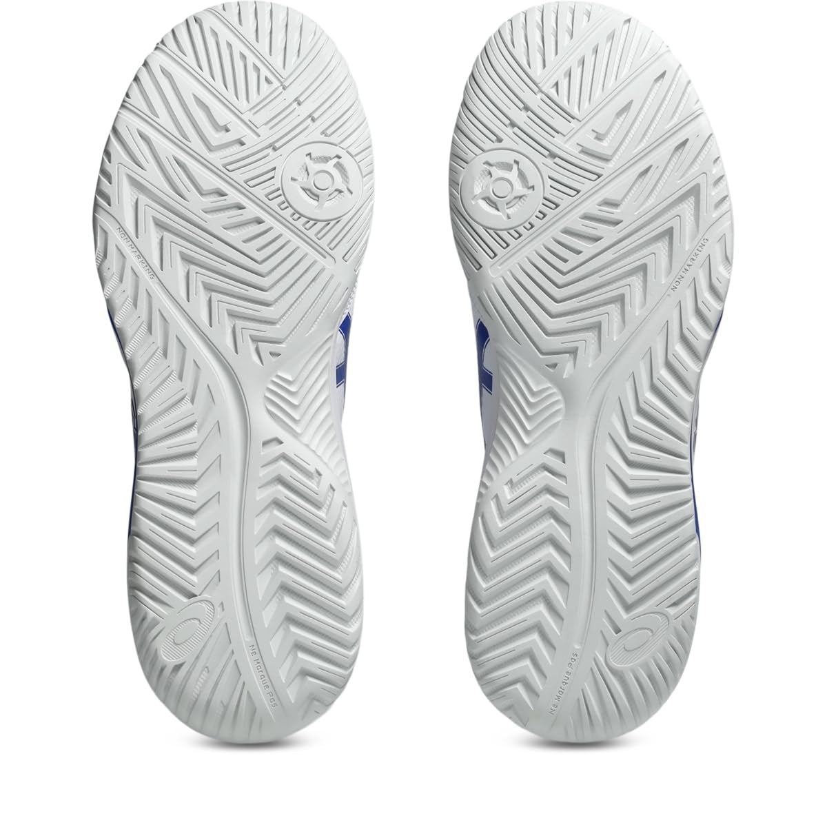 ASICS Men's Gel-Dedicate 8 Tennis Shoes, 9, White/Dark Cobalt