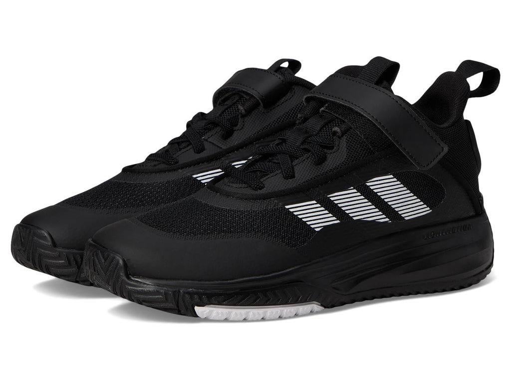 adidas Own The Game 3.0 B-Ball Sneakers, Black/White, Size 1 Little Kid
