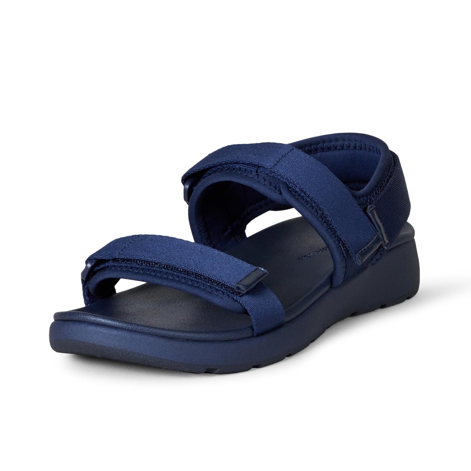 Amazon Essentials Men's Adjustable Triple Strap Sandal, Navy, 11