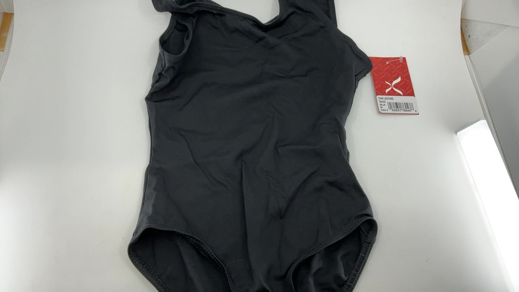 Capezio Big Girls' Tank Leotard, Black, M (8-10)
