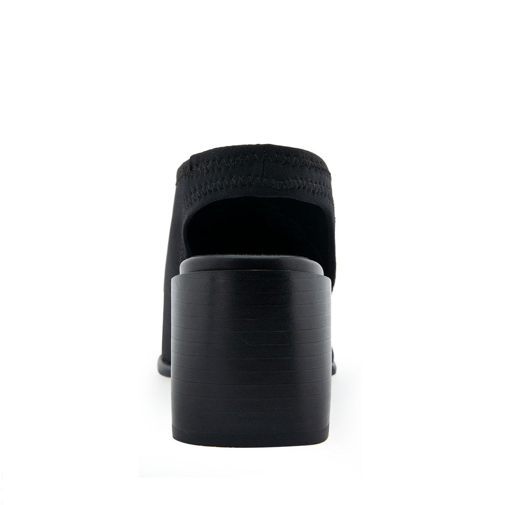 Aerosoles Women's NURI Slingback Wedge Heeled Sandal, Black Fabric, 8.5M