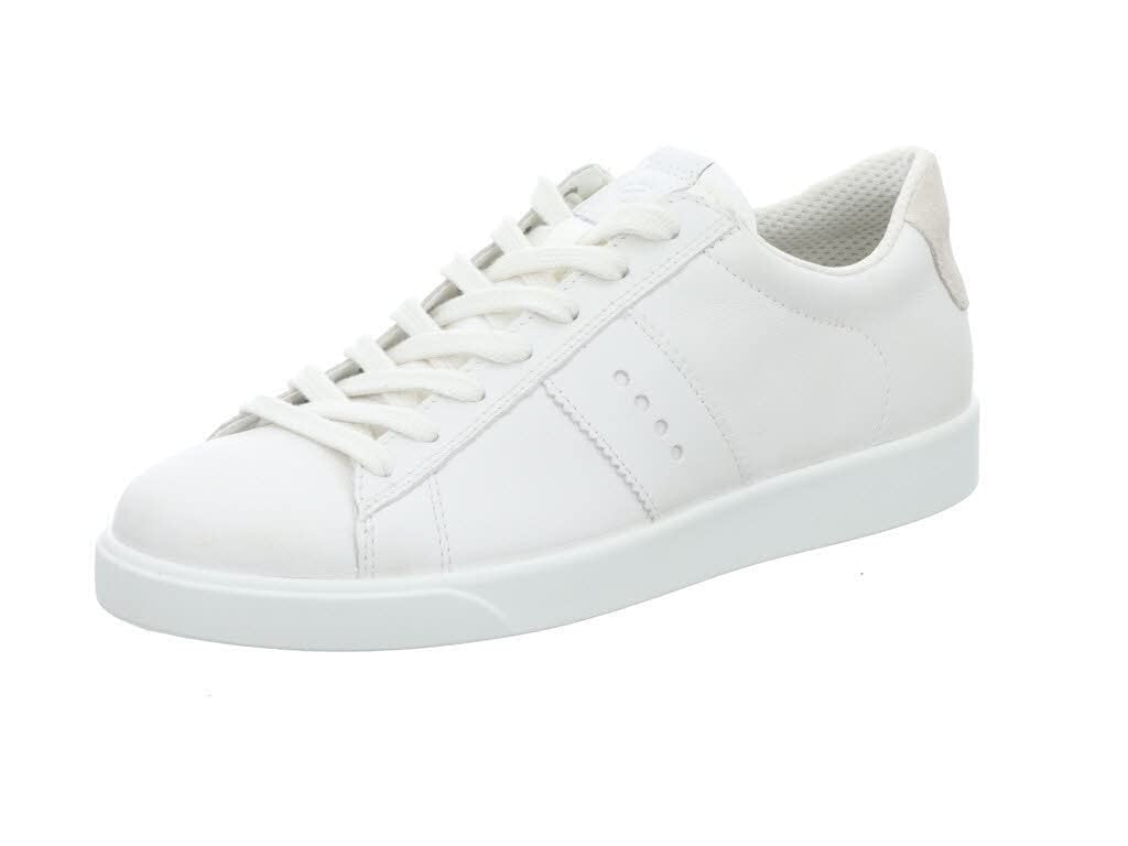 ECCO Women's Street Lite Retro Sneaker, White/Shadow White, 8-8.5